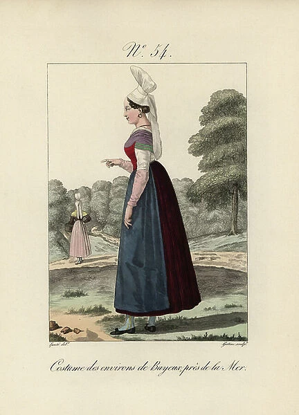 Costume of the Bayeux area, near the sea