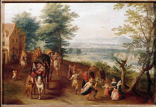 Country dance, 17th century (painting)