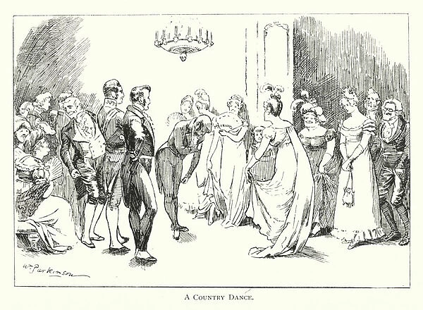 A Country Dance (litho)