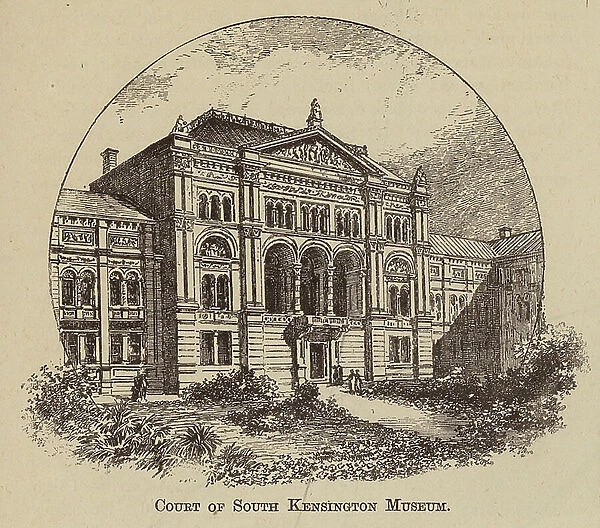 Court of South Kensington Museum (engraving)