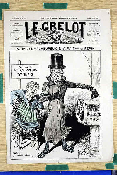 Cover of 'The Grelot', number 307, Satirique en Colours