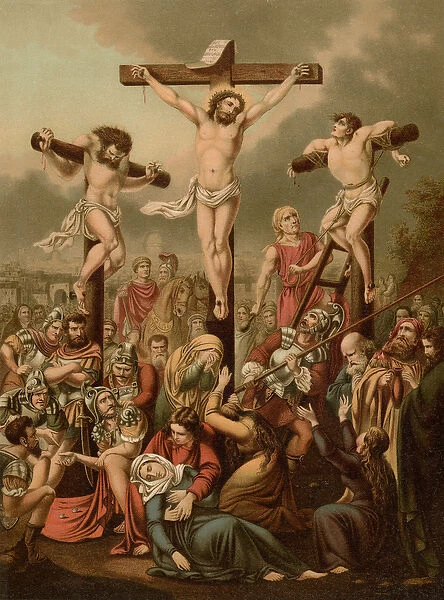 The Crucifixion (colour litho)