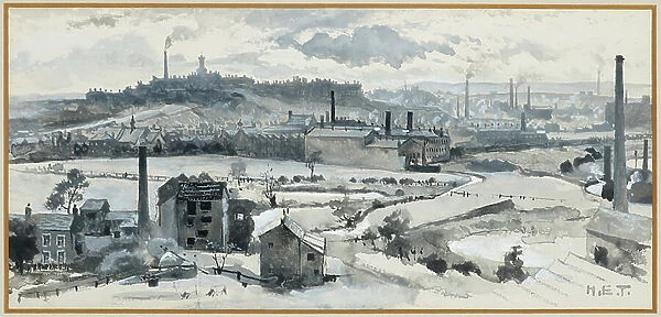 Crumpsall Workhouse, 1893-94 (w / c gouache on paper)