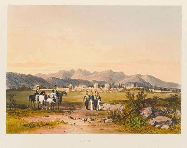Dadur, 1839 (coloured lithograph)