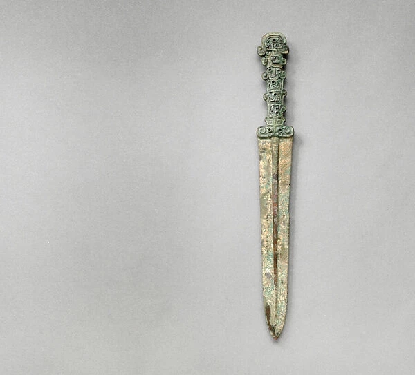 Dagger, Northwest China, 7th-6th century BC (bronze)
