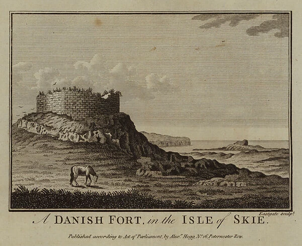 A Danish Fort, in the Isle of Skie (engraving)