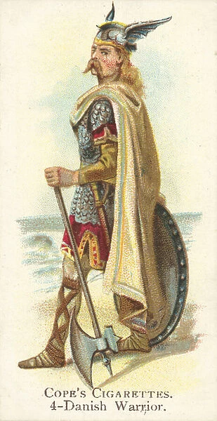 Danish Warrior (chromolitho)
