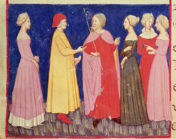 Dante and Beatrice in Paradise, from The Divine Comedy