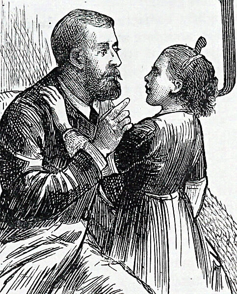 A deaf child learning to speak, 1850