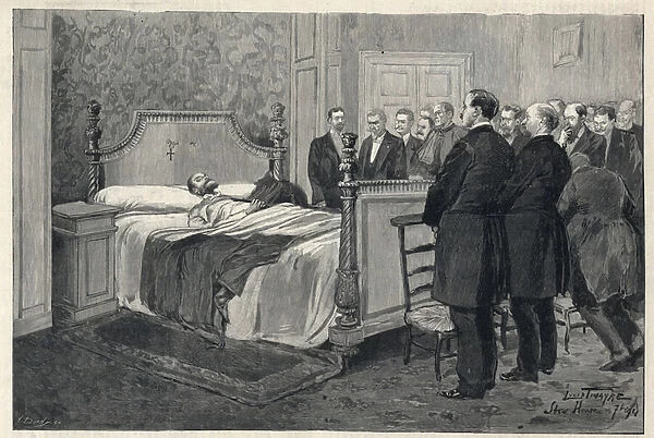 The Death of the Comte de Paris, Stowe House, England, 1894