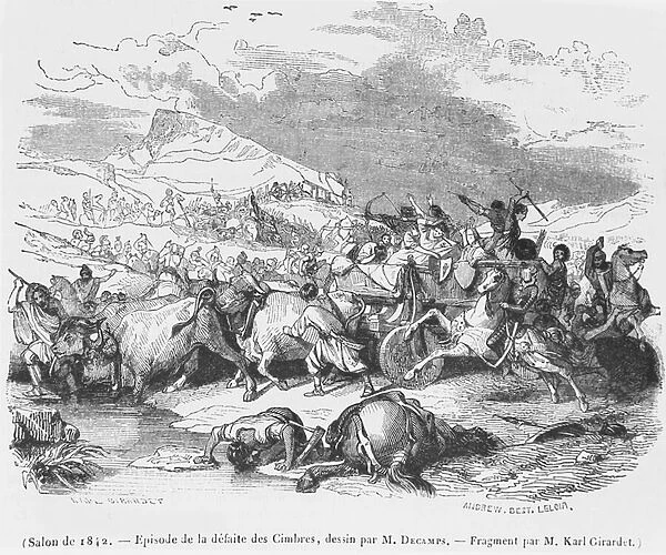 The Defeat of the Cimbri (engraving)