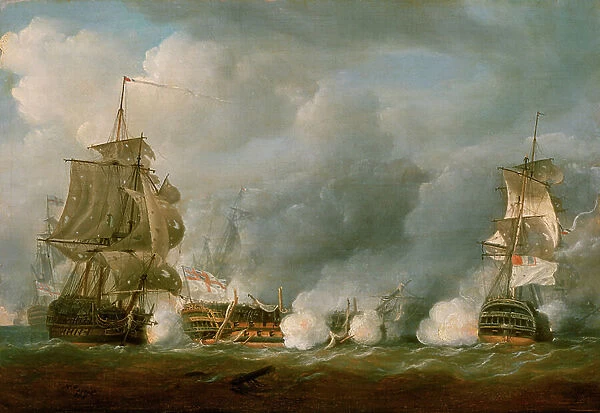 The Defence at the Battle of the 1 June 1794, 1811 (oil on canvas)