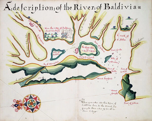 A description of the river of Baldivia, 1685 (manuscript)