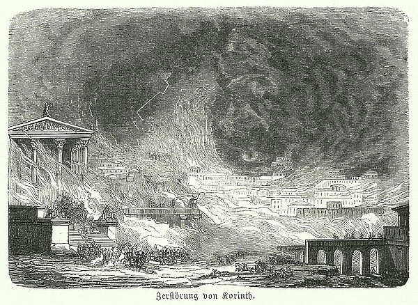 Destruction of Corinth (engraving)