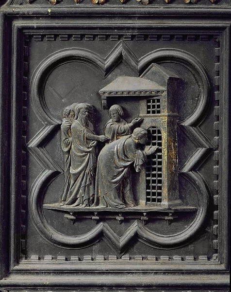 The Disciples Visit St John the Baptist, thirteenth panel of the South Doors of