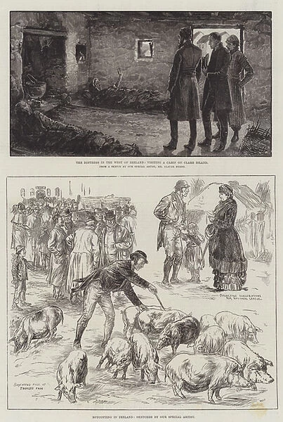 The Distress in the West of Ireland (engraving)