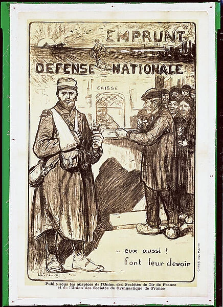 They do what they have to do, poster for the Loan for National Defence (litho)