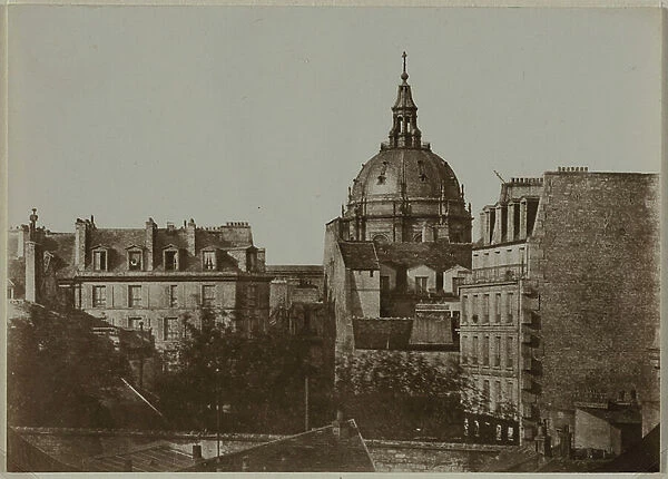 Dome of the Sorbonne, Paris, c.1875-1910 (b / w photo)