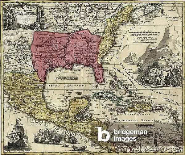 Dominions of New Spain in North America, 1759