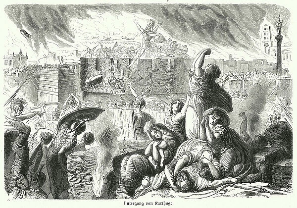 Downfall of Carthage (engraving)