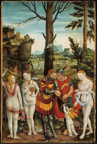 The Dream of Paris, 1536 (oil on panel)