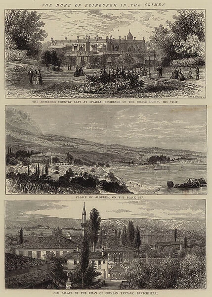 The Duke of Edinburgh in the Crimea (engraving)