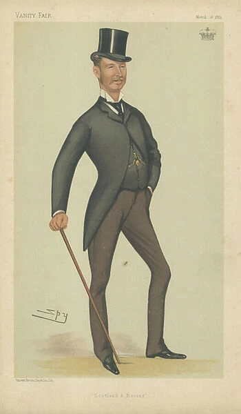 The Duke of Montrose (colour litho)
