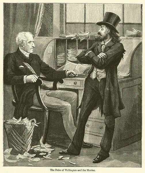 The Duke of Wellington and the Maniac (engraving)