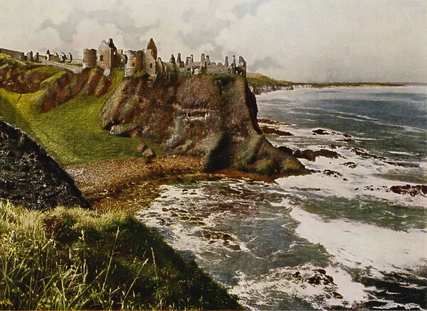 Dunluce Castle, County Antrim (colour photo)