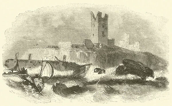 Dunstanborough Castle (engraving)