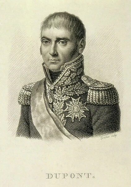 DUPONT DE L'ETANG, Pierre-Antoine (1765-1840). English general (engraving)