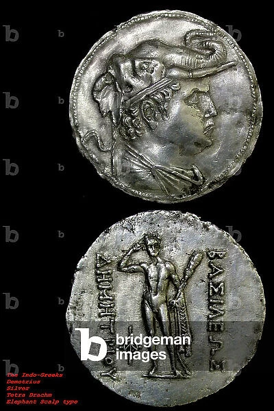 dynasty of indo greek coin demetrius India