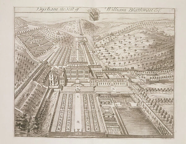 Dyrham Park, the Seat of William Blathwayt (c. 1649-1717) (engraving)