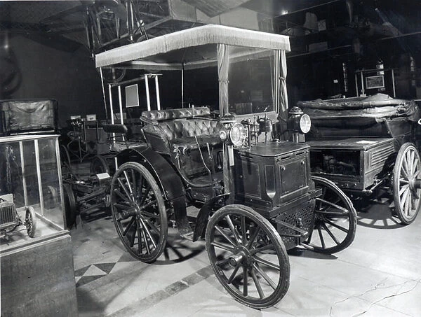 Early Peugeot automobile, c. 1898 (b  /  w photo)
