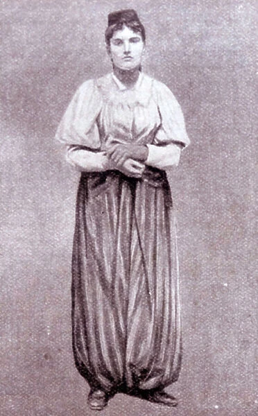 Early Photograph of an Orthodox Serbian woman