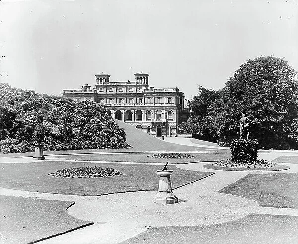 The east front and part of the grounds at Deepdene, from England's Lost Houses by Giles Worsley (1961-2006) published 2002 (b / w photo)
