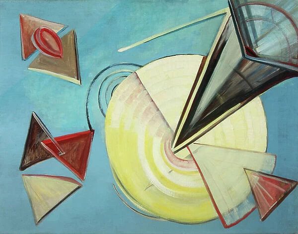 Echoes of Bach 1930 (Oil on canvas)