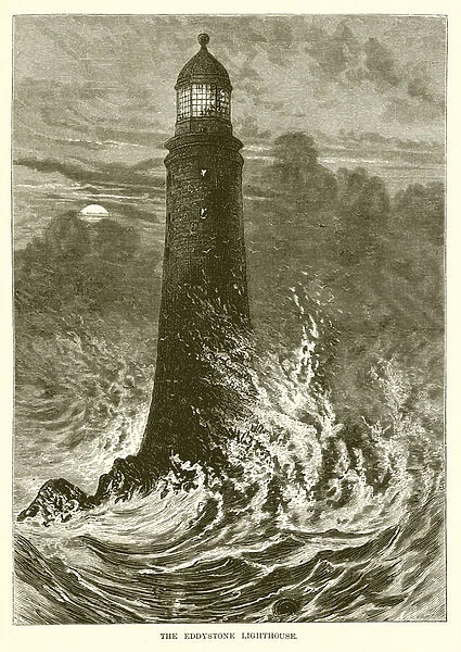 The Eddystone Lighthouse (engraving)