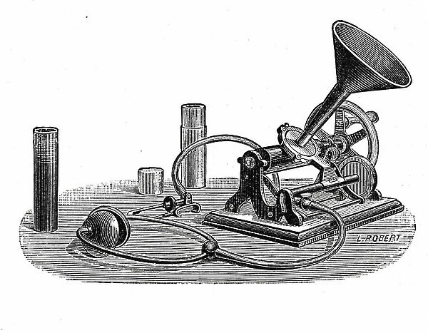 Edison Clockwork Phonograph, 1878