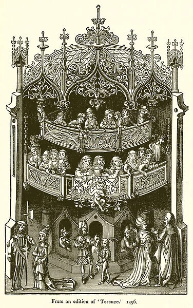 From an Edition of Terence. 1496 (engraving)