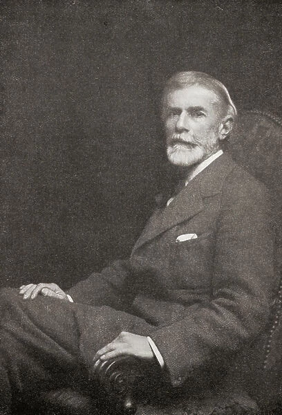 Edward Carpenter, 1844 - 1929. English socialist poet, socialist philosopher, anthologist and early gay activist. From Bibby's Annual published 1910