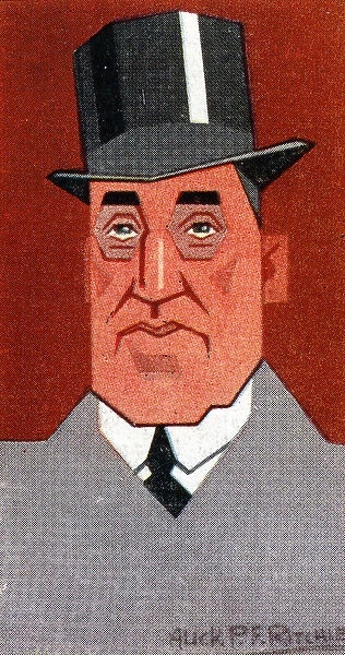 Edward Carson, 1926 (colour litho)