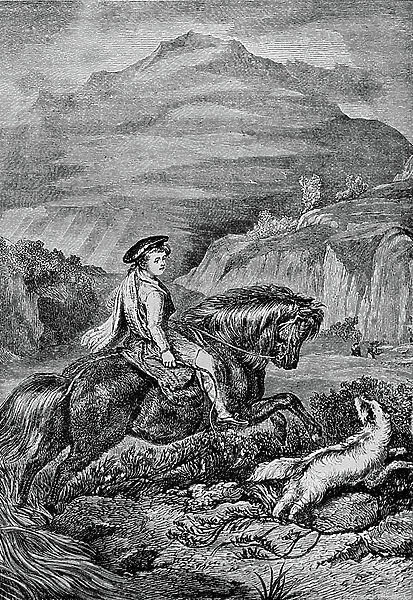 Edward VII as a boy in the Scottish Highlands