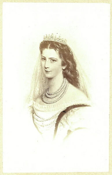 Elisabeth, Empress of Austria and Queen Consort of Hungary (24 December 1837 - 10 September 1898) (illustration)