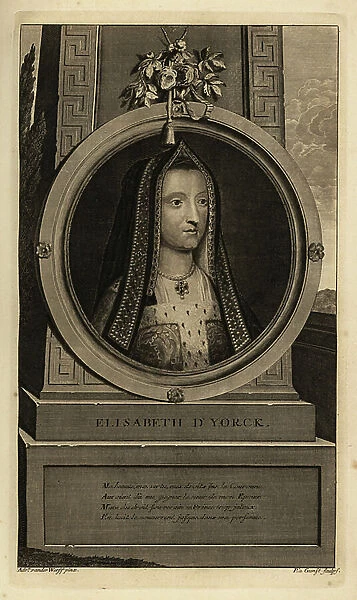 Elizabeth of York (1466-1503) (engraving)