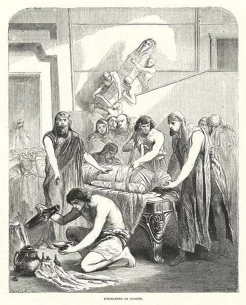Embalming of Joseph (engraving)
