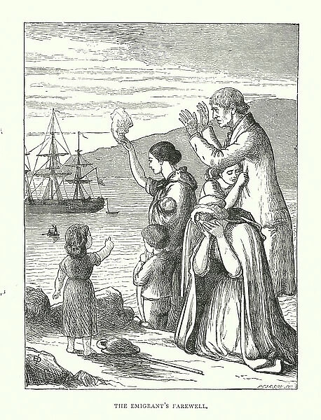 The Emigrant's Farewell (engraving)