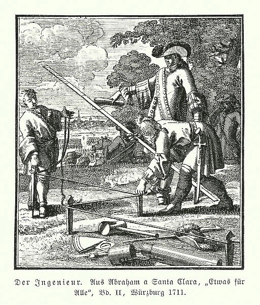 Engineer, 18th Century (engraving)