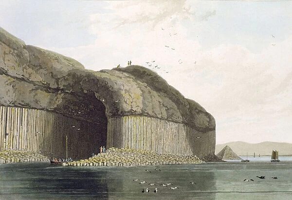 Entrance to Fingals Cave, Staffa, from A Voyage Around Great Britain