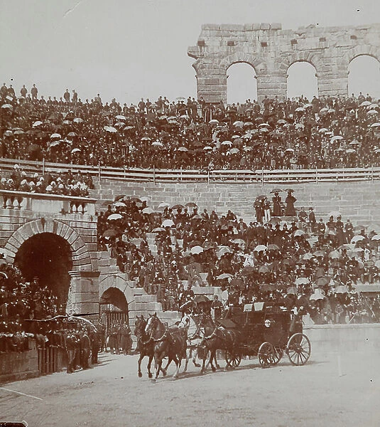 Equestrian competition in the Verona Arena